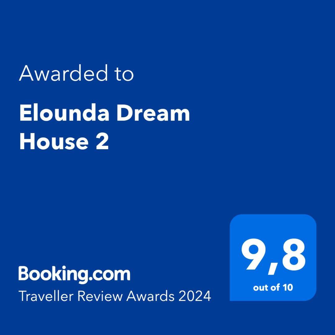 Elounda Dream House 2 Lägenhet Exteriör bild